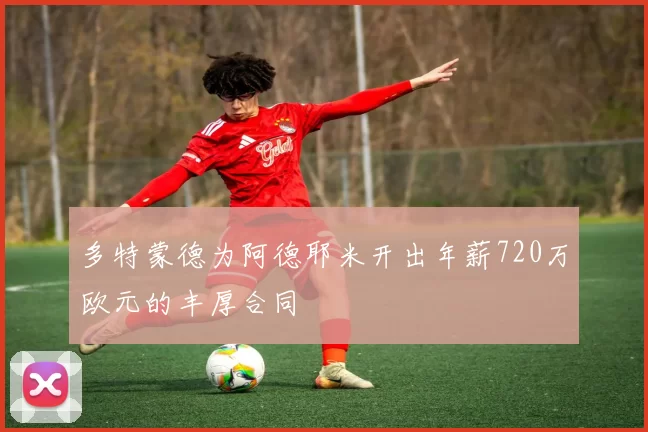 多特蒙德为阿德耶米开出年薪720万欧元的丰厚合同